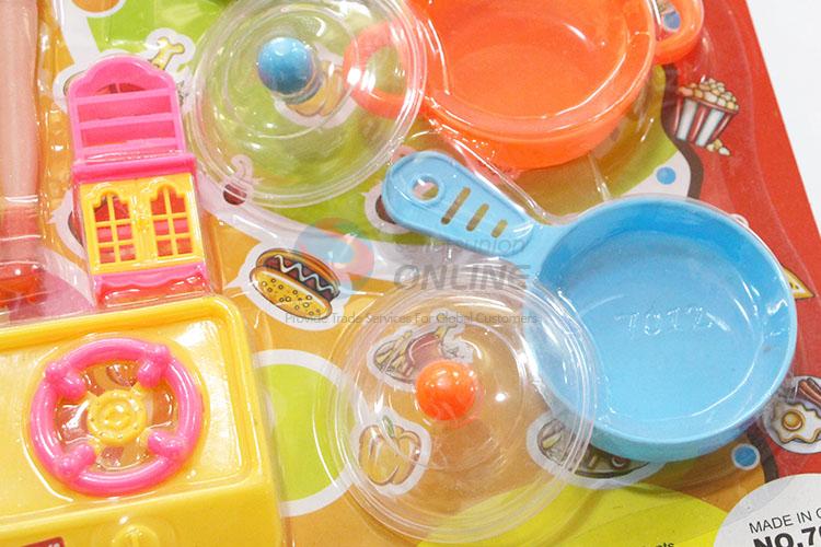 Hot Sale Preschool Educational Plastic DIY Kitchenware Toy