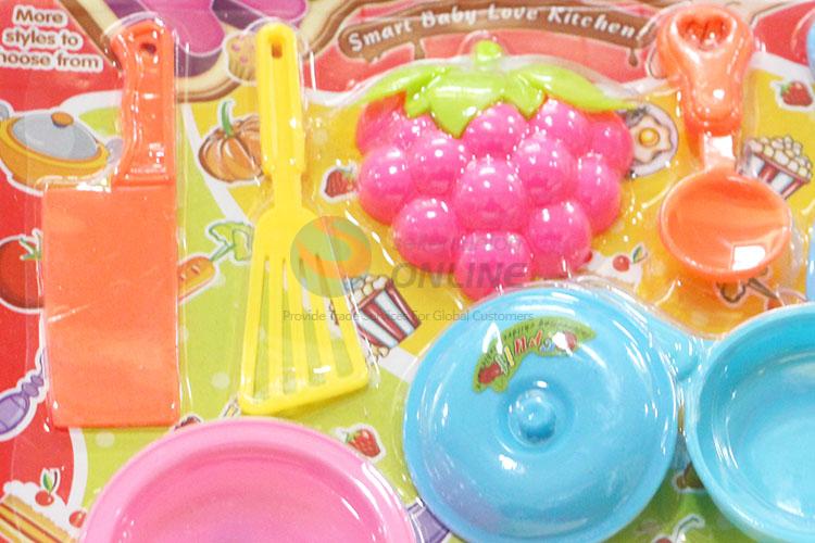 China Factory Plastic Kitchen Set Plastic Kitchenware Toy