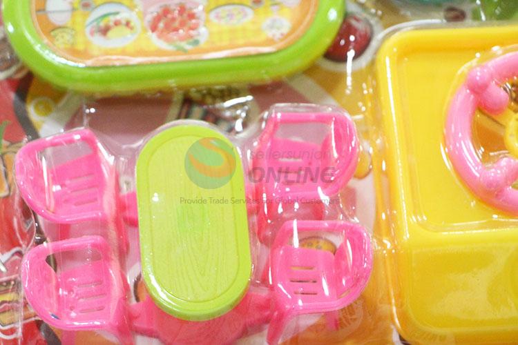 Pretty Cute Preschool Educational Plastic DIY Kitchenware Toy