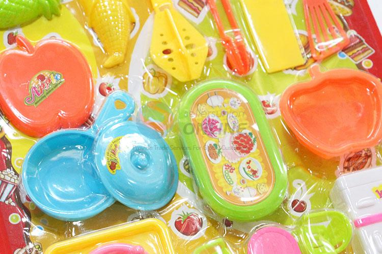 Promotional Gift Preschool Educational Plastic DIY Kitchenware Toy