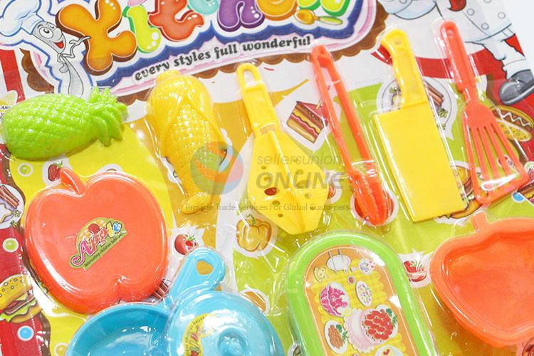 Promotional Gift Preschool Educational Plastic DIY Kitchenware Toy