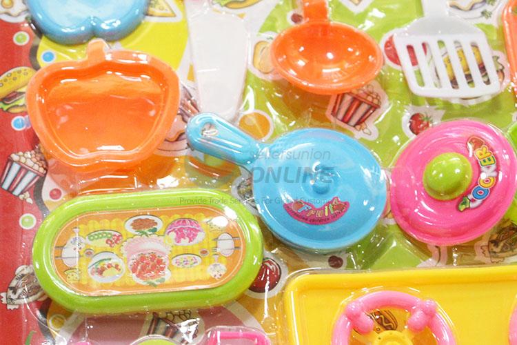 Pretty Cute Preschool Educational Plastic DIY Kitchenware Toy