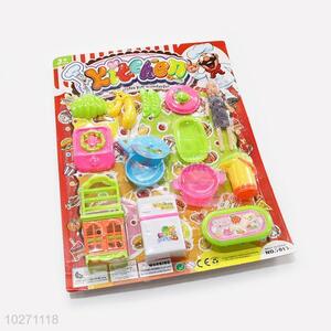 Wholesale Cheap Preschool Educational Plastic DIY Kitchenware Toy