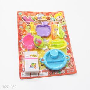 New Design Children Toy Plastic Kitchenware Cooking Set