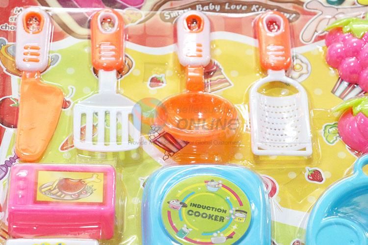 Factory Direct Children Toy Plastic Kitchenware Cooking Set