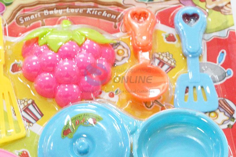 China Factory Plastic Kitchen Set Plastic Kitchenware Toy