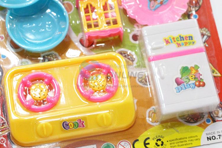 Latest Design Preschool Educational Plastic DIY Kitchenware Toy