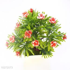 Super quality low price artificial flower pot/fake potted plant