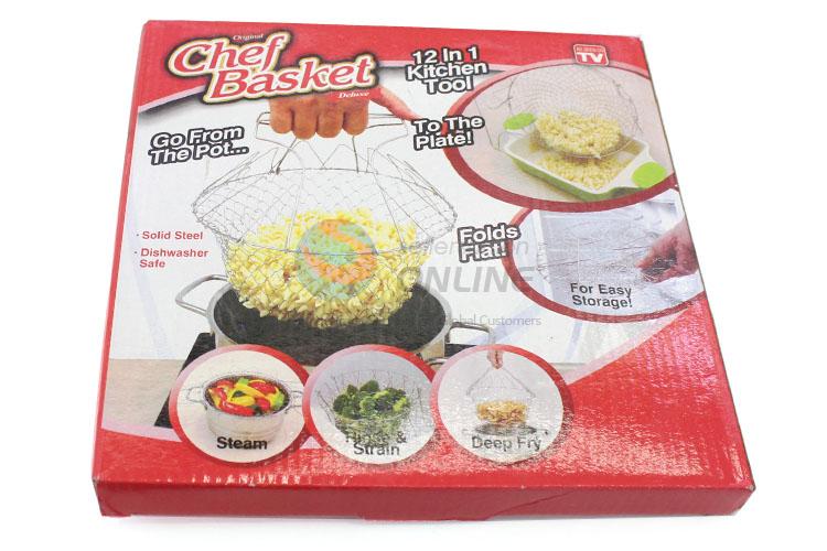 Hot Selling Foldable Mesh Strainer Food Colander