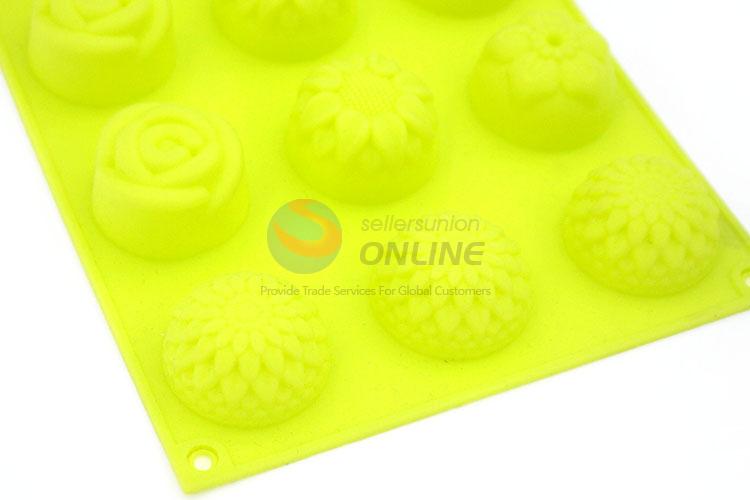 Custom Sunflower Pattern Silicone Baking Moulds Cookies Mould