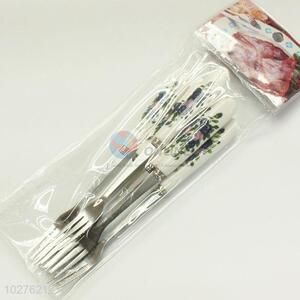 Professional stainless steel fruit fork