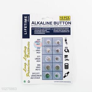 10 Pcs Mini Alkaline Button Batteries