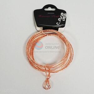 Rose Golden Color Multilayer Bracelet for Women