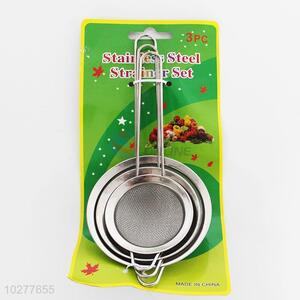 3Pcs stainless steel oil strainer for sale