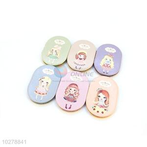 Promotional Girl Printed Pocket Cosmetic Mirror for Sale