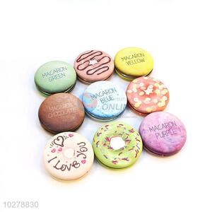 Nice Doughnut Pattern Round Pocket Cosmetic Mirror for Sale