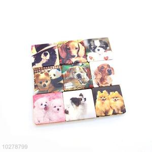 Nice Dog Pattern Square Pocket Cosmetic Mirror for Sale