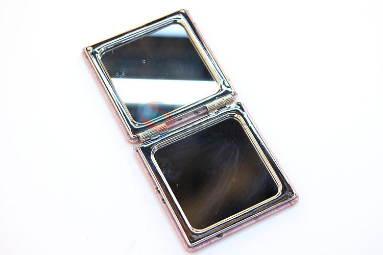 Fashionable Building Printed Square Pocket Cosmetic Mirror for Sale