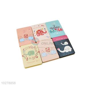 Cute Elephant Printed Rectangular Pocket Cosmetic Mirror for Sale