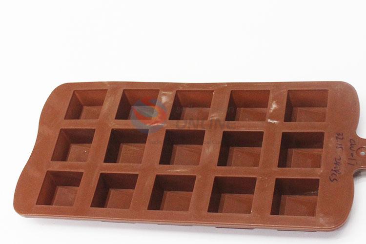 Custom Silica Gel Chocolate Mold With 15 Hole Shape