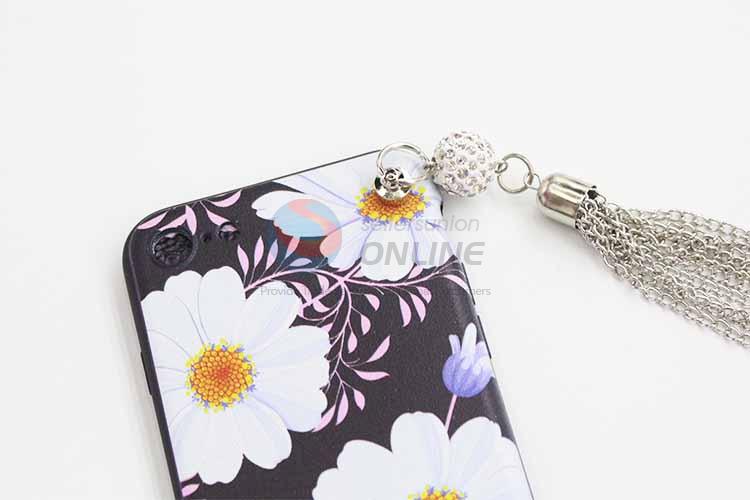 White Flower Pattern Phone Accessories TUP Soft Mobile Phone Shell Phone Case For iphone6/6 Plus