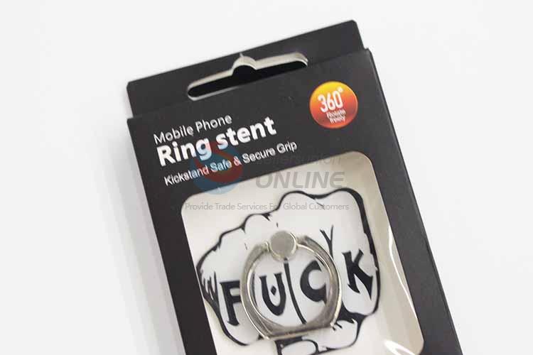 Fuck Pattern Fist Shaped Mobile Phone Ring/Holder/Ring Stent