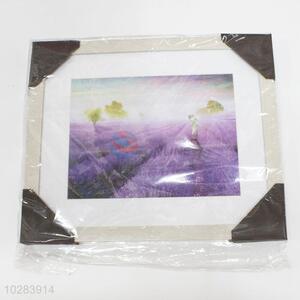 Beautiful Lavender Field Printed Oil Painting for Wall Decoration
