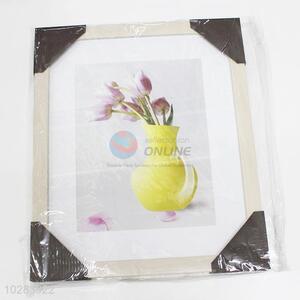 High Quality Yellow Vase Beautiful Tulip Printed Oil Painting