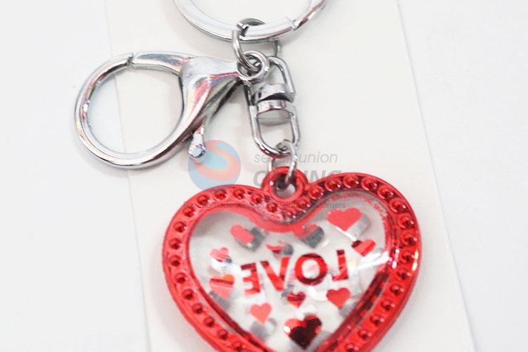 High quality low price best cool loving heart shape key chain