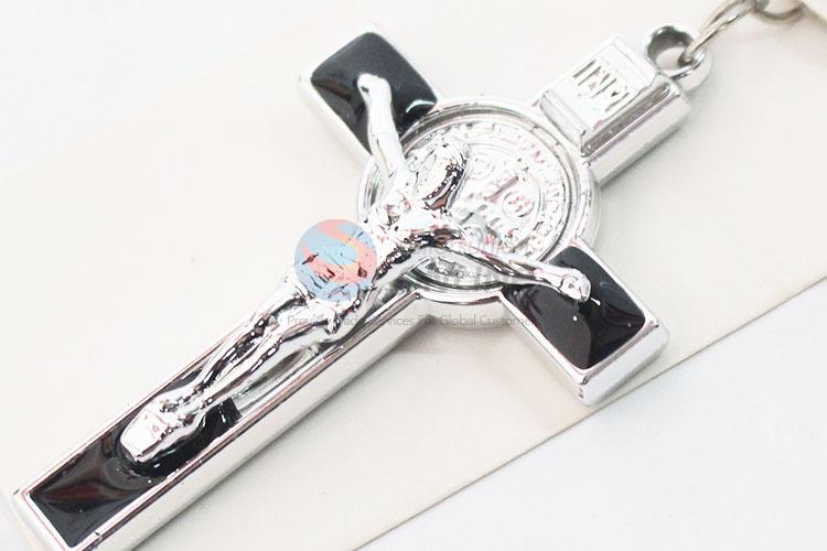 Wholesale cheap top quality cross shape key chain