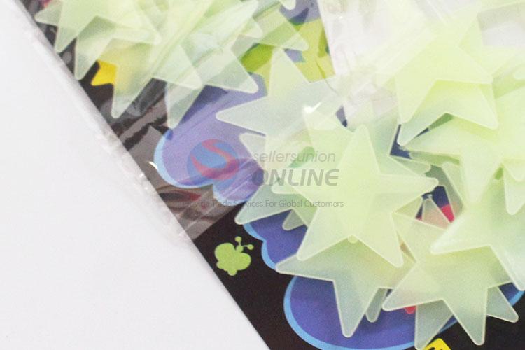 Top quality cheap high sales 100pcs star shape luminous stickers