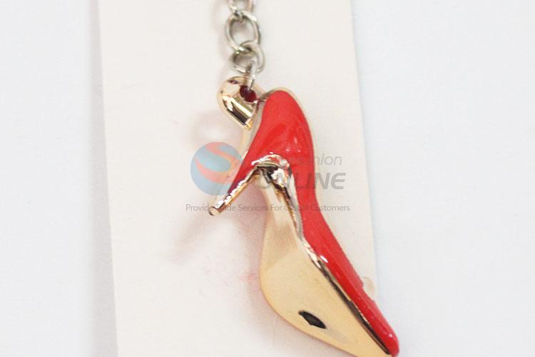 Popular factory price best high-heeled shoe shape key chain