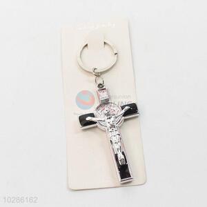 Wholesale cheap top quality cross shape key chain