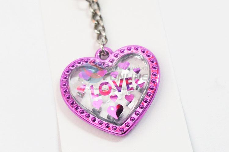 Normal low price high sales loving heart shape key chain