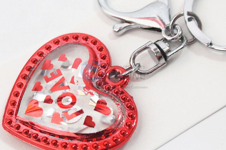 High quality low price best cool loving heart shape key chain