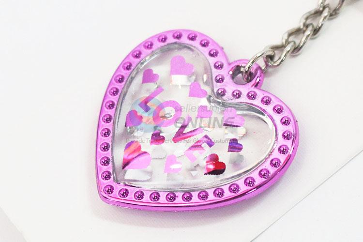 Normal low price high sales loving heart shape key chain