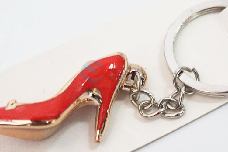 Popular factory price best high-heeled shoe shape key chain