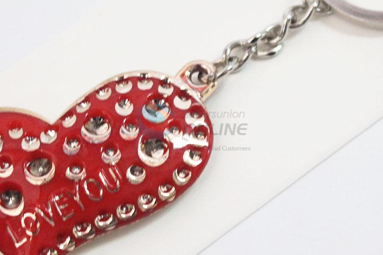 Normal best good loving heart shape key chain