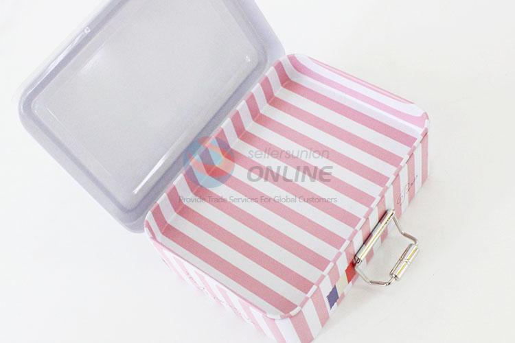 Simple Style Storage Box Color Printing Tin Containers
