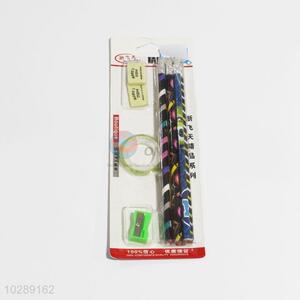 Stationery Set Pencil, Eraser, Pencil Sharpener, Adhesive Tape