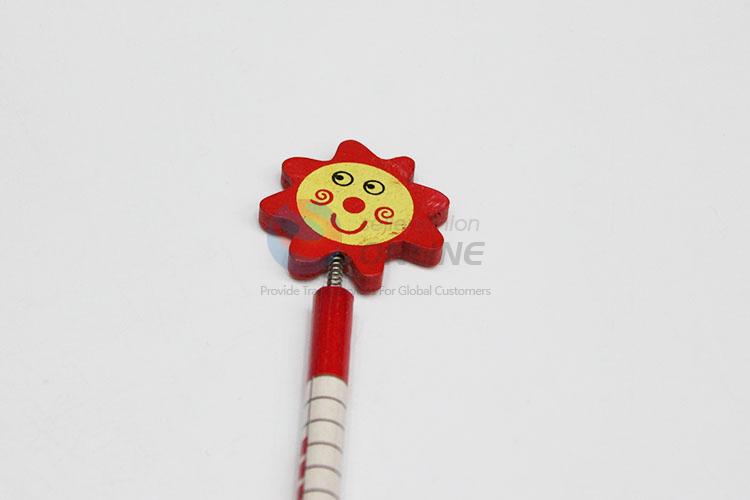 New Design Silm Traffic Signal Pattern Wooden Pencil For Student