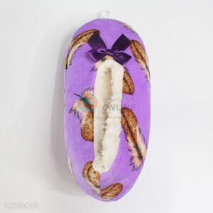 Eco-Friendly feather printed indoor ground sandals