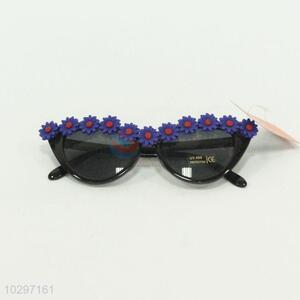 Hot sales good cheap party glasses with purple flowers