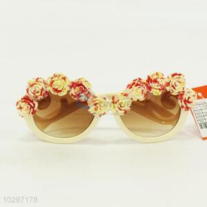 Fashion cheap beautiful flower party glasses