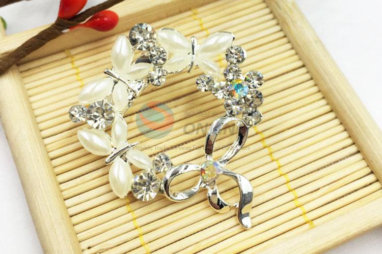 Popular Beautiful Women Rhinestone Brooch/Breastpin for Sale