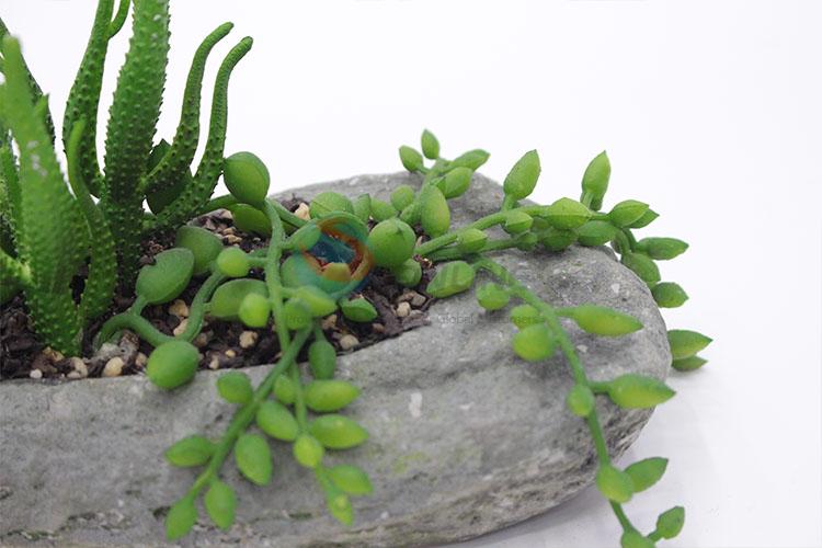 acceptable price foot shape artificial succulent plant pot