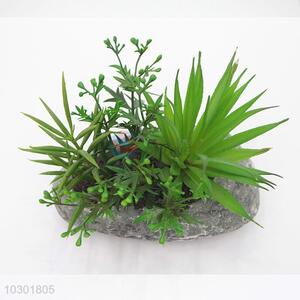 Factory promotional customized foot shape artificial succulent plant pot