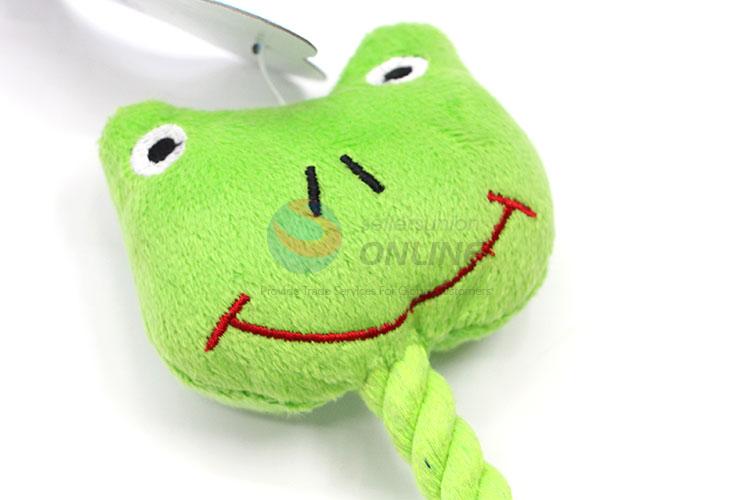 Lovely Green Frog Design Pet Toys for Sale