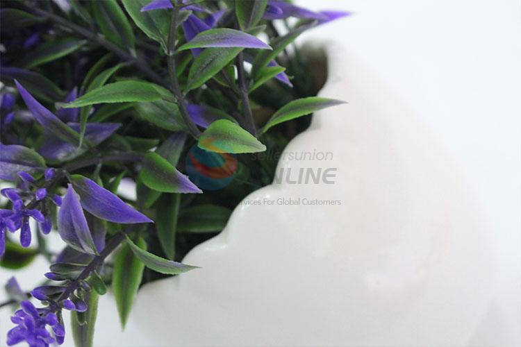 Factory direct eggshell modelling flowerpot artificial flower miniascape