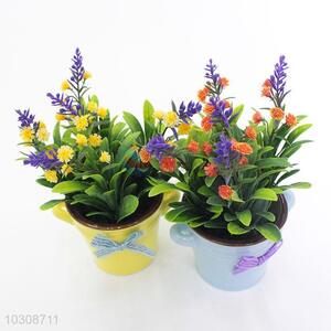 Super quality candy color flowerpot for simulation flower bonsai